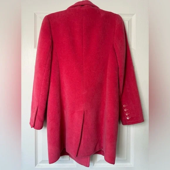 Talbots Pink Trench Coat - Picture 6 of 7